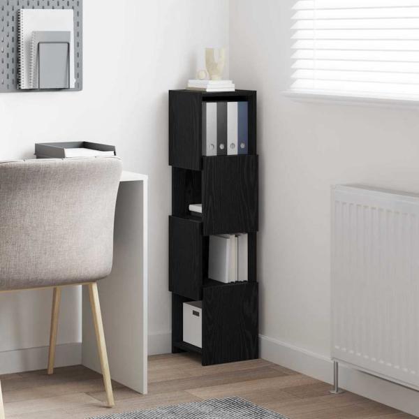 Eckschrank Weiß 25,5x25x102cm Holzwerkstoff