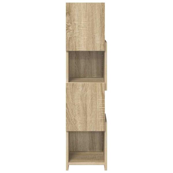 Eckschrank Weiß 25,5x25x102cm Holzwerkstoff
