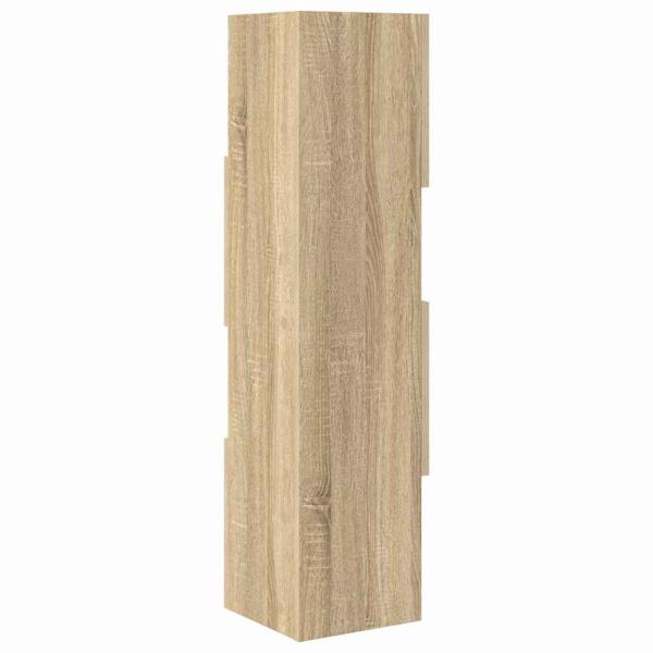 Eckschrank Weiß 25,5x25x102cm Holzwerkstoff
