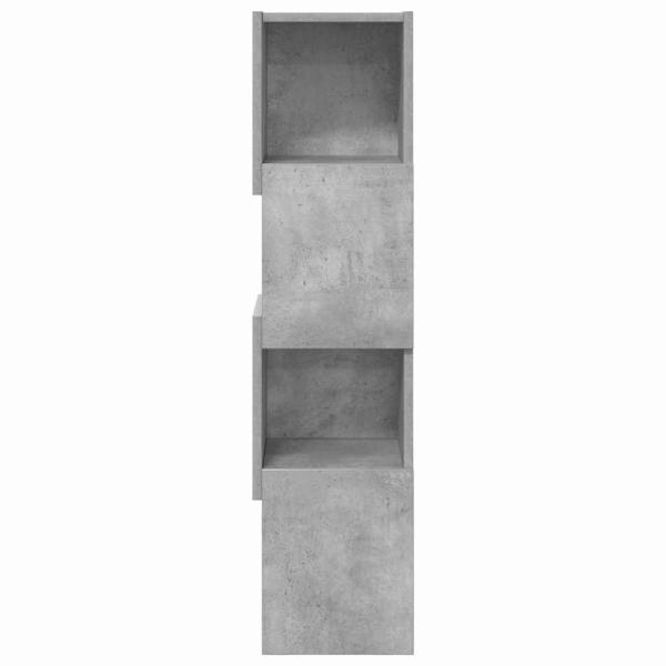 Eckschrank 25,5x25x102cm Holzwerkstoff Beton Grau
