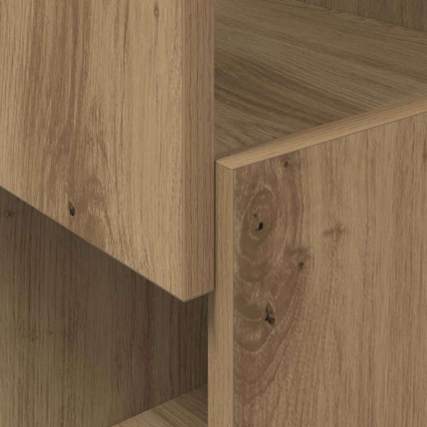 Eckschrank Weiß 25,5x25x102cm Holzwerkstoff