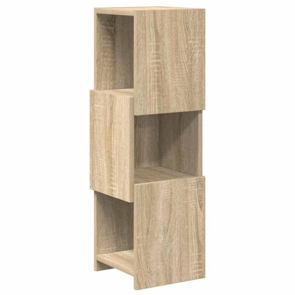 ARDEBO.de - Eckschrank Weiß 25,5x25x80cm Holzwerkstoff