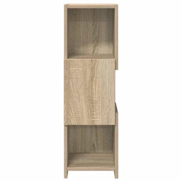 Eckschrank Weiß 25,5x25x80cm Holzwerkstoff
