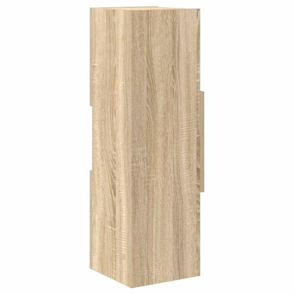 Eckschrank Weiß 25,5x25x80cm Holzwerkstoff
