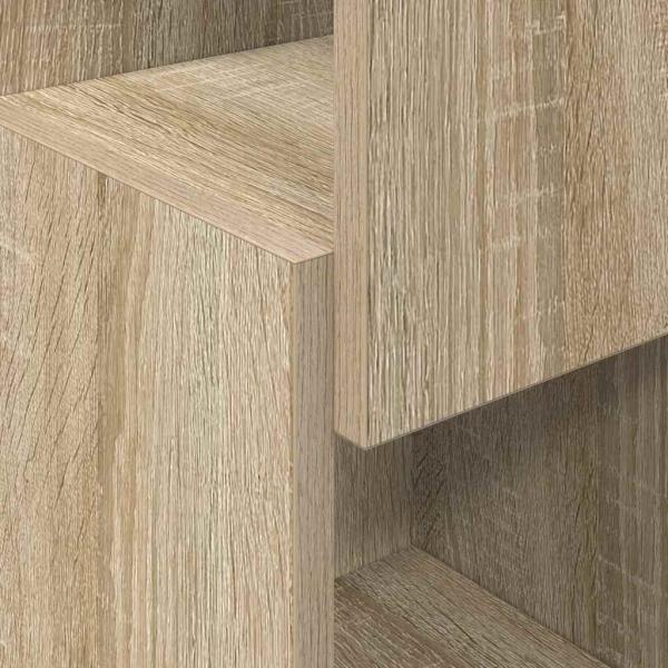 Eckschrank Weiß 25,5x25x80cm Holzwerkstoff