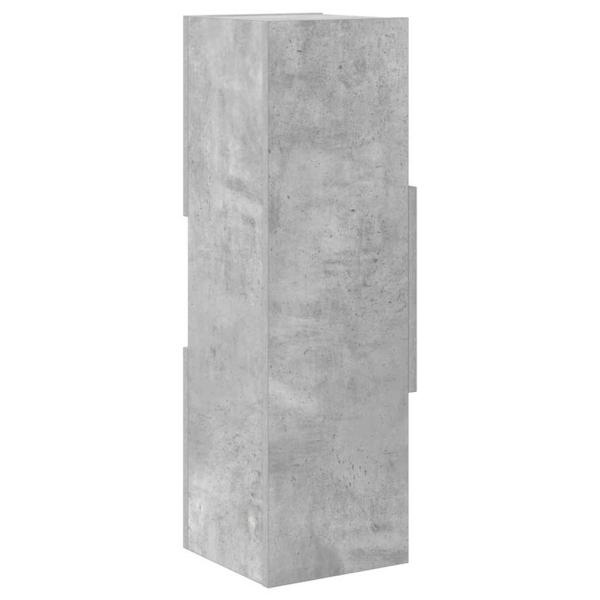ARDEBO.de - Eckschrank Weiß 25,5x25x80cm Holzwerkstoff
