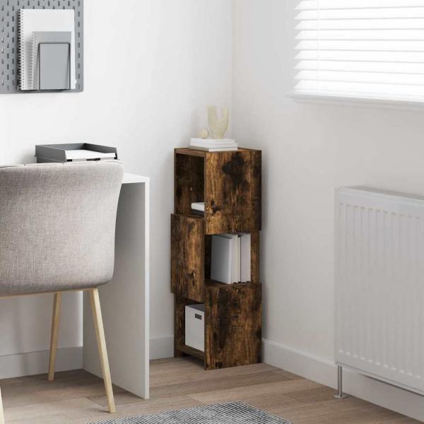 Eckschrank Weiß 25,5x25x80cm Holzwerkstoff