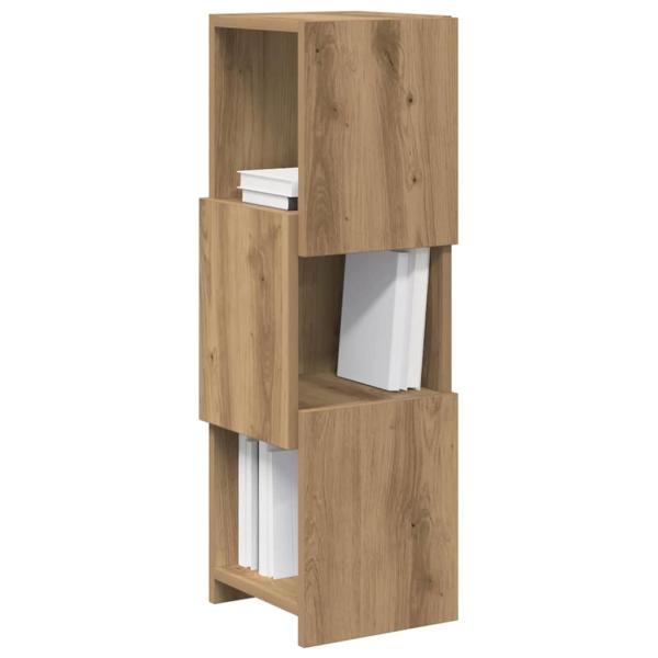 ARDEBO.de - Eckschrank Weiß 25,5x25x80cm Holzwerkstoff