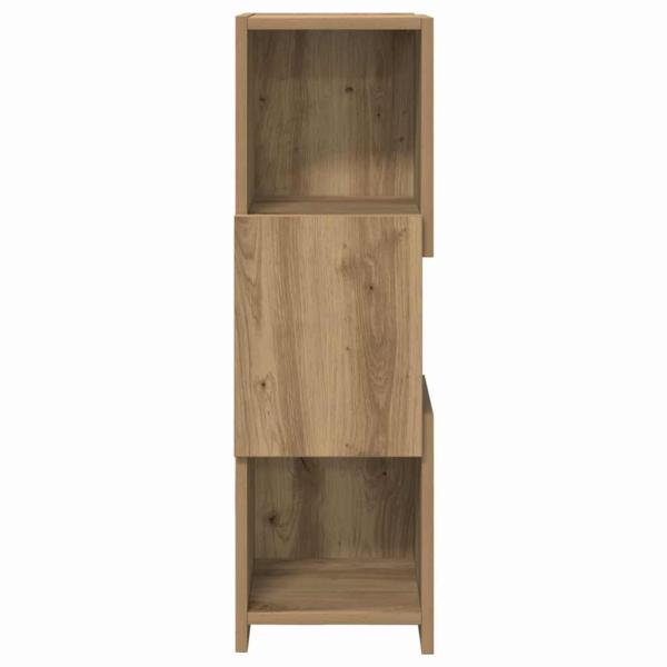 Eckschrank Weiß 25,5x25x80cm Holzwerkstoff