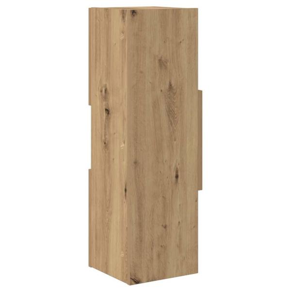 Eckschrank Weiß 25,5x25x80cm Holzwerkstoff