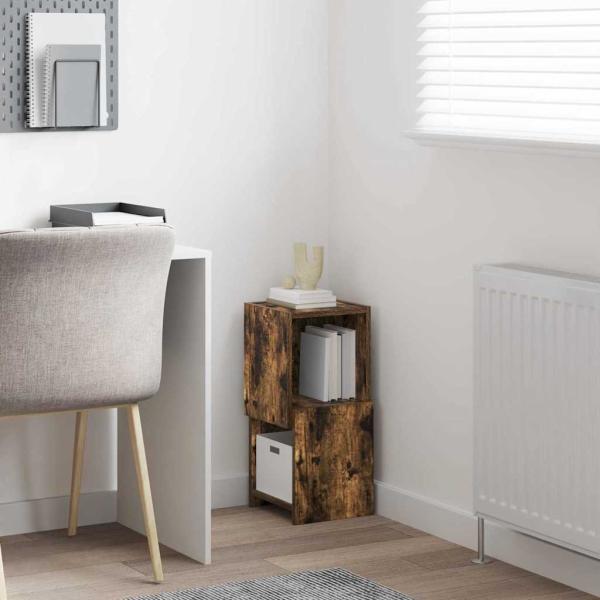 Eckschrank Weiß 25,5x25x55cm Holzwerkstoff