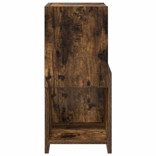 Eckschrank Weiß 25,5x25x55cm Holzwerkstoff