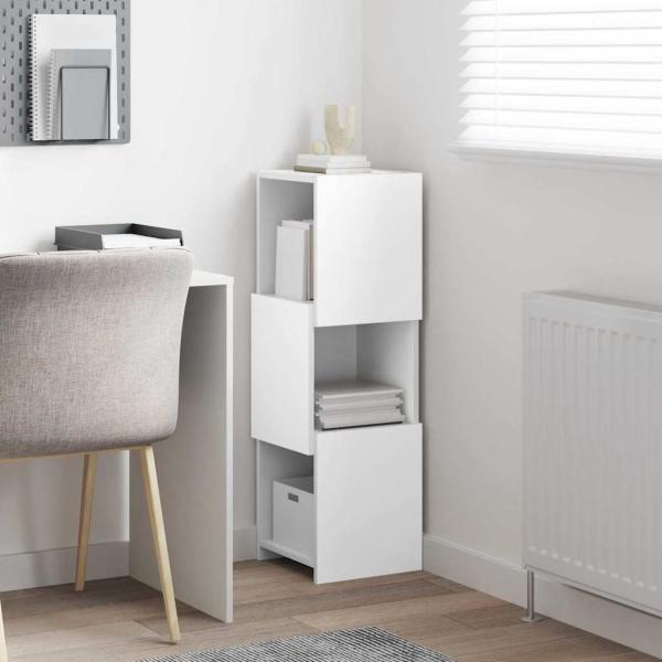 Eckschrank Weiß 30,5x30x95cm Holzwerkstoff