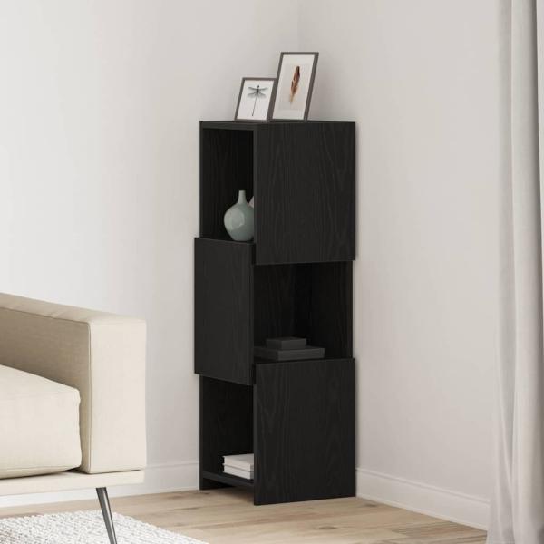 ARDEBO.de - Eckschrank Weiß 30,5x30x95cm Holzwerkstoff