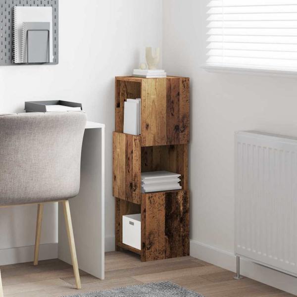 Eckschrank Weiß 30,5x30x95cm Holzwerkstoff