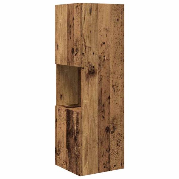 Eckschrank Weiß 30,5x30x95cm Holzwerkstoff