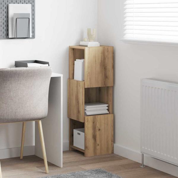 Eckschrank Weiß 30,5x30x95cm Holzwerkstoff