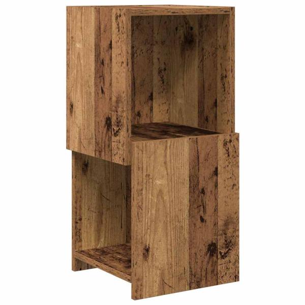 ARDEBO.de - Eckschrank Weiß 30,5x30x65cm Holzwerkstoff