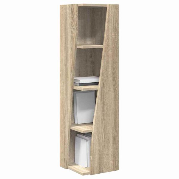 Eckschrank Weiß 27,5x27x102cm Holzwerkstoff