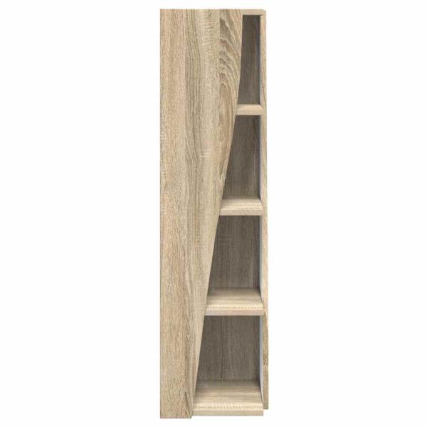 Eckschrank Weiß 27,5x27x102cm Holzwerkstoff