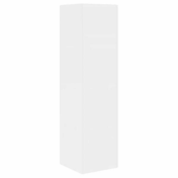 Eckschrank Weiß 27,5x27x102cm Holzwerkstoff