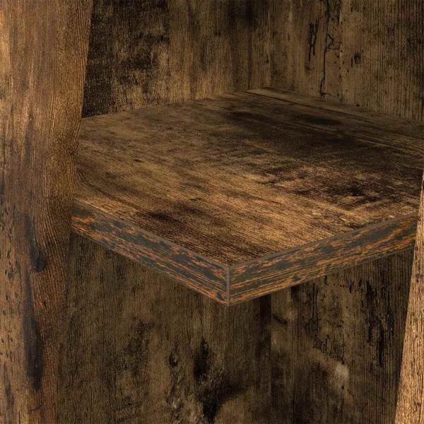 Eckschrank Weiß 27,5x27x102cm Holzwerkstoff