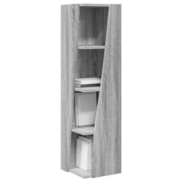 Eckschrank Weiß 27,5x27x102cm Holzwerkstoff