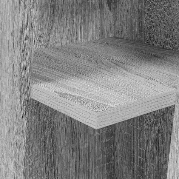 Eckschrank Weiß 27,5x27x102cm Holzwerkstoff