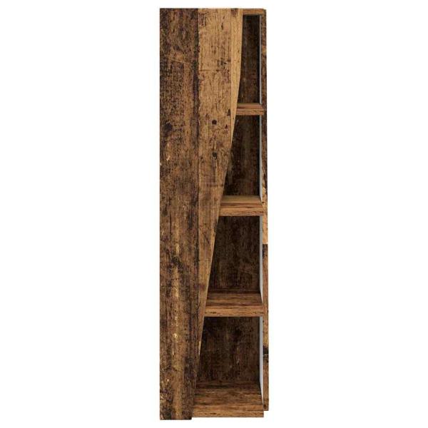 Eckschrank Weiß 27,5x27x102cm Holzwerkstoff