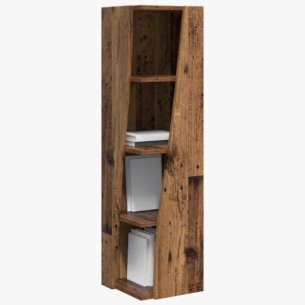 Eckschrank 27,5x27x102cm Holzwerkstoff Altholz