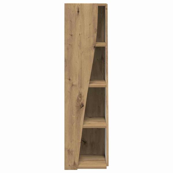 Eckschrank Weiß 27,5x27x102cm Holzwerkstoff