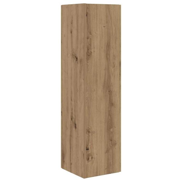 Eckschrank Weiß 27,5x27x102cm Holzwerkstoff