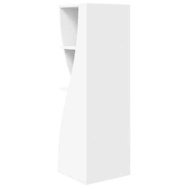 Eckschrank Weiß 32x32x102cm Holzwerkstoff