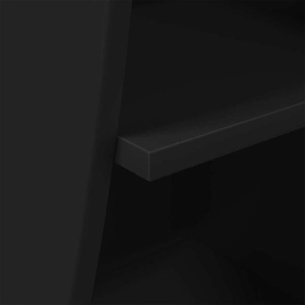 Eckschrank Weiß 32x32x102cm Holzwerkstoff