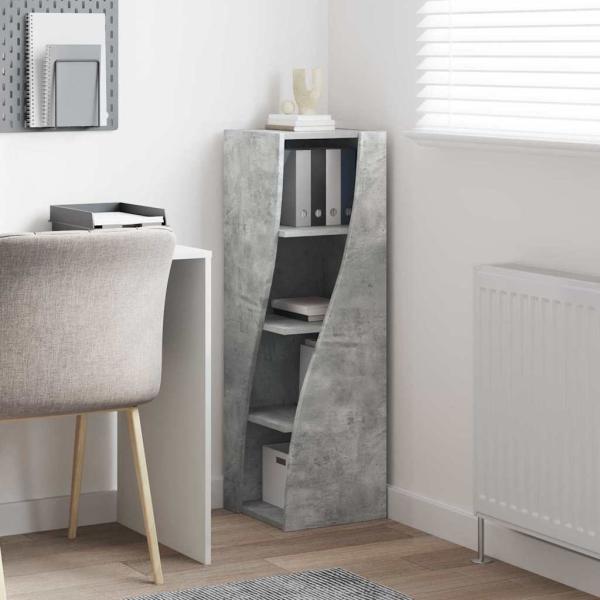 Eckschrank Weiß 32x32x102cm Holzwerkstoff