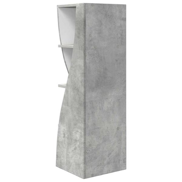 Eckschrank Weiß 32x32x102cm Holzwerkstoff