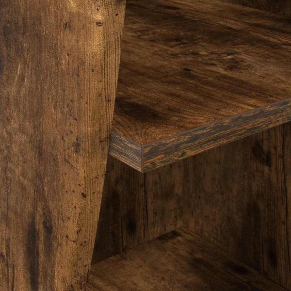 Eckschrank Weiß 32x32x102cm Holzwerkstoff