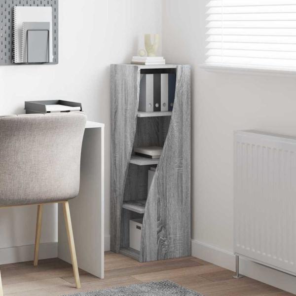 Eckschrank Weiß 32x32x102cm Holzwerkstoff