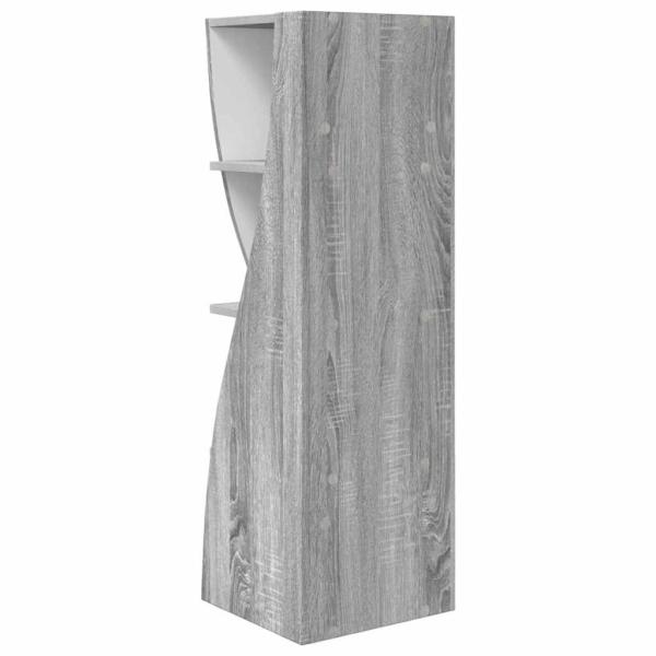 Eckschrank Weiß 32x32x102cm Holzwerkstoff