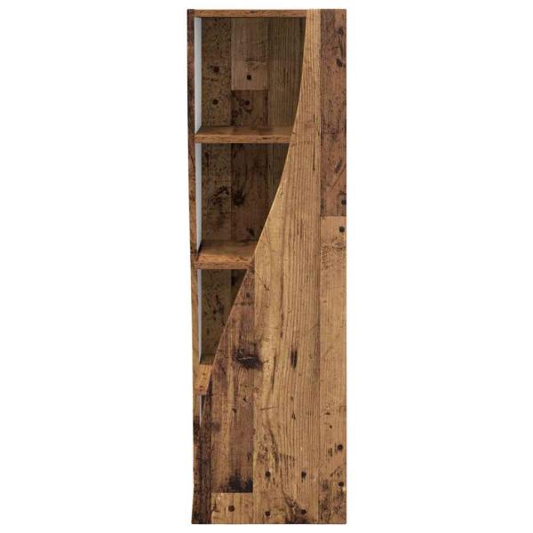 Eckschrank Weiß 32x32x102cm Holzwerkstoff