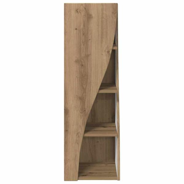 Eckschrank Weiß 32x32x102cm Holzwerkstoff