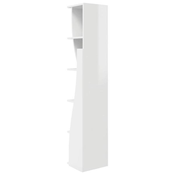 Eckschrank Weiß 27,5x27x140cm Holzwerkstoff