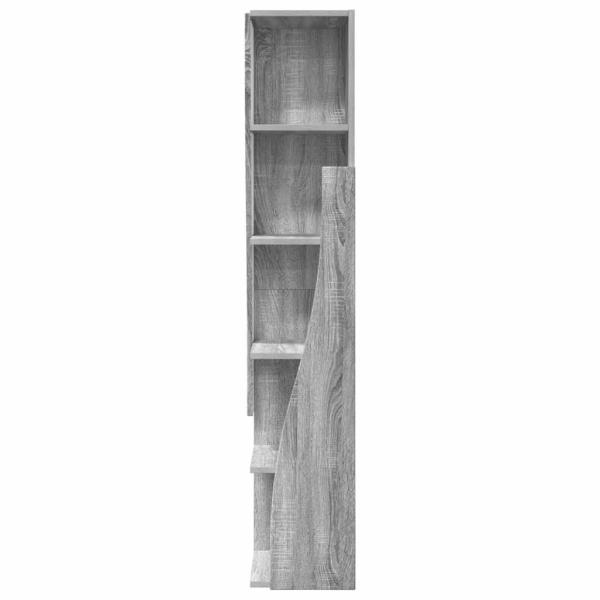 Eckschrank Weiß 27,5x27x140cm Holzwerkstoff