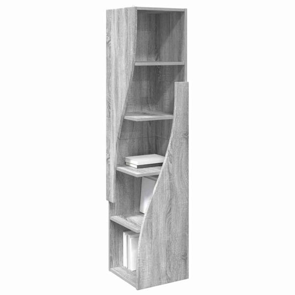 Eckschrank Weiß 32x32x140cm Holzwerkstoff