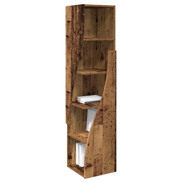 Eckschrank Weiß 32x32x140cm Holzwerkstoff