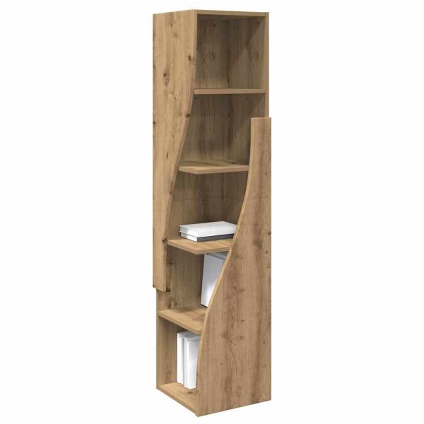 Eckschrank Weiß 32x32x140cm Holzwerkstoff