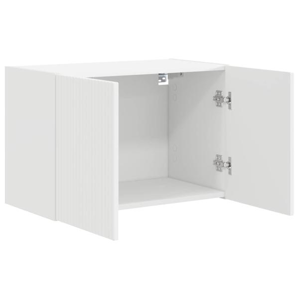ARDEBO.de - TV-Wandschrank Weiß 59,5 x 31 x 40 cm Holzwerkstoff