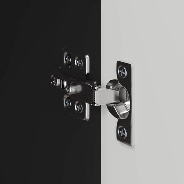 TV-Wandschrank Schwarz 59,5 x 31 x 40 cm Holzwerkstoff