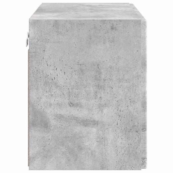 TV-Wandschrank Beton Grau 59,5 x 31 x 40 cm Holzwerkstoff