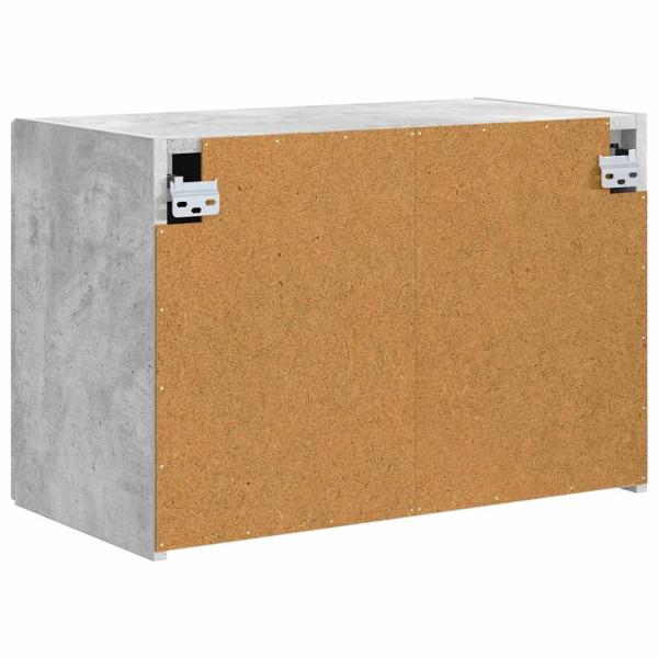 TV-Wandschrank Beton Grau 59,5 x 31 x 40 cm Holzwerkstoff